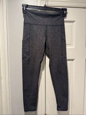 aerie Dark Gray High-Waist Pocket Leggings